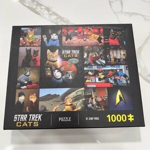 Star Trek Cats Collage Jenny Parks 1000 Piece‎ Jigsaw Puzzle Sci Fi Chronicle